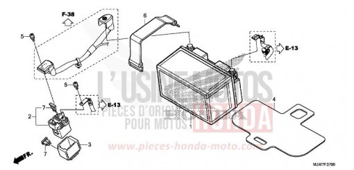 BATTERIA CB500FAH di 2017