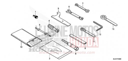 TOOL CB500FAJ de 2018