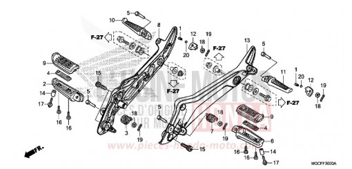 PEDANA CB1100CAK di 2019
