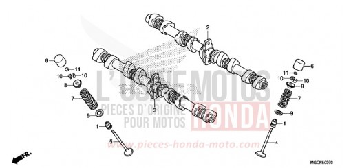 CAMSHAFT/VALVE CB1100CAK de 2019