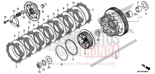 CLUTCH CB1100NAH de 2017