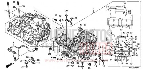 CRANKCASE CB1100SAE de 2014