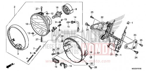 HEADLIGHT CB1100SAE de 2014