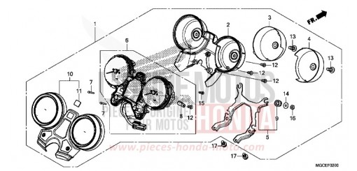 CONTACHILOMETRI CB1100SAE di 2014