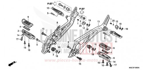 PEDANA CB1100AD di 2013