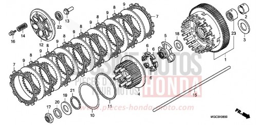CLUTCH CB1100AD de 2013
