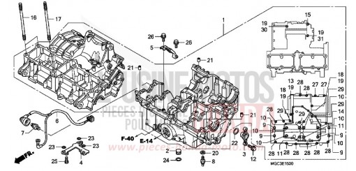 CRANKCASE CB1100AD de 2013