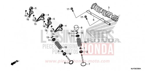 CAMSHAFT/VALVE CRF1000AH de 2017