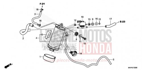 CANISTER CB500FAK de 2019