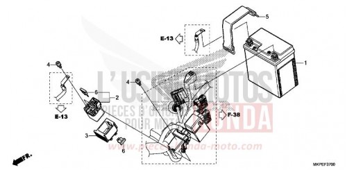 BATTERIA CB500FAK di 2019