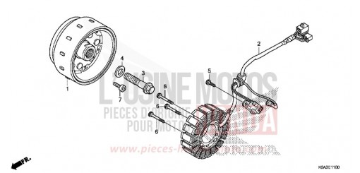 GENERATOR CBF300NAJ de 2018