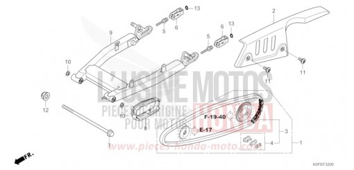 SWINGARM Z125MAN de 2022