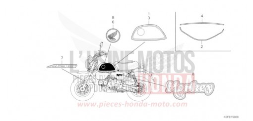 MARK/STRIPE Z125MAN de 2022