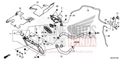 RADIATOR CB500FAN de 2022