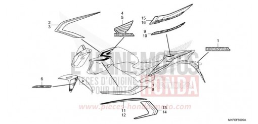 MARK/STRIPE CB500FAN de 2022