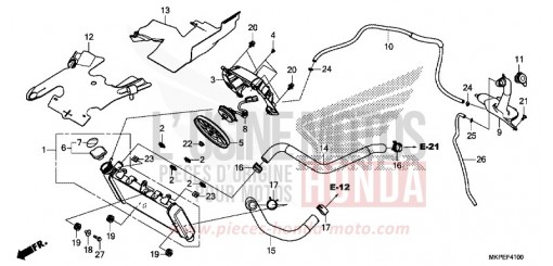 RADIATOR CB500FAN de 2022