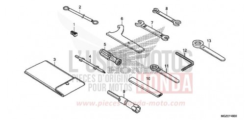 TOOLS CB500FF de 2015