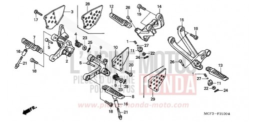 PEDANA VTR1000SPY di 2000