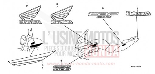 MARK/STRIPE CBF600NA9 de 2009