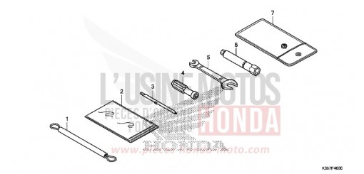 TOOLS WW125EX2F de 2015