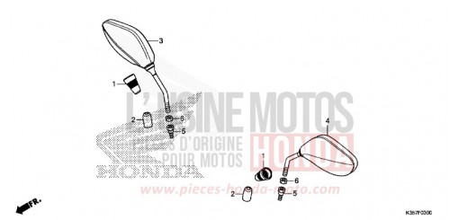 MIRROR WW125EX2H de 2017