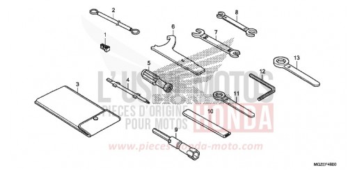 TOOLS CB500FAE de 2014
