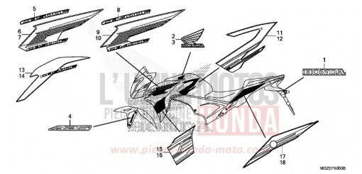 MARK/STRIPE CB500FAE de 2014