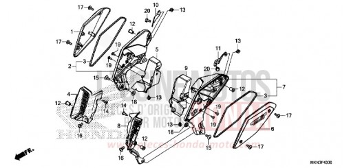 SHROUD CB650RAK de 2019