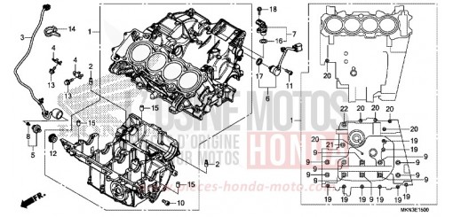 CRANKCASE CB650RAK de 2019