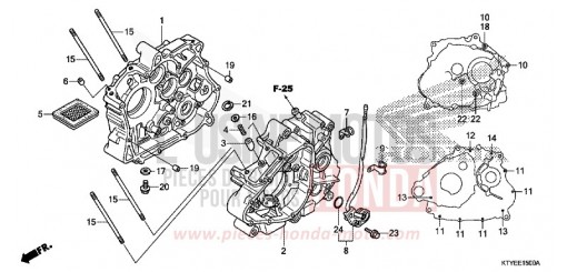 CRANKCASE CBR125RF de 2015