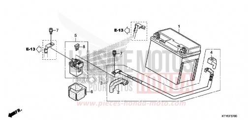 BATTERIA CBR125RF di 2015