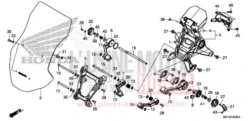 WINDSCREEN ADV750K de 2019