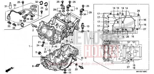 CRANKCASE ADV750K de 2019