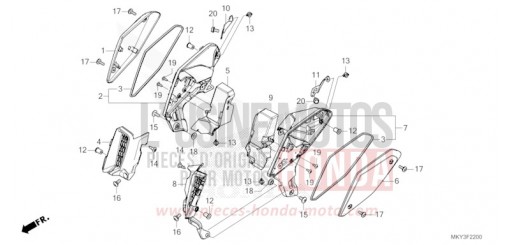 SHROUD CB650RAN de 2022