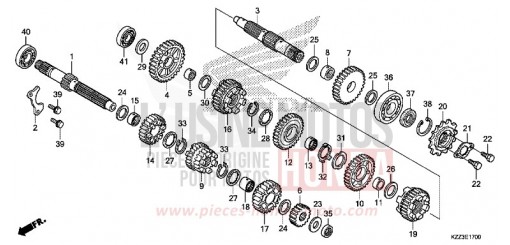 TRANSMISSION CRF250LF de 2015