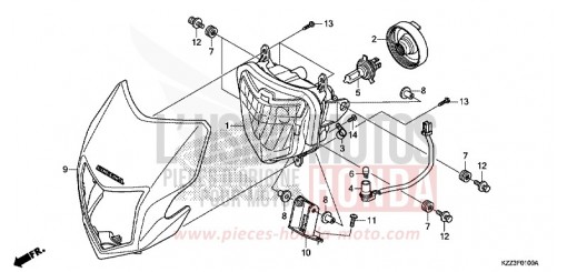 HEADLIGHT CRF250LF de 2015