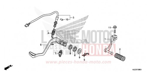 PEDAL CRF250LF de 2015