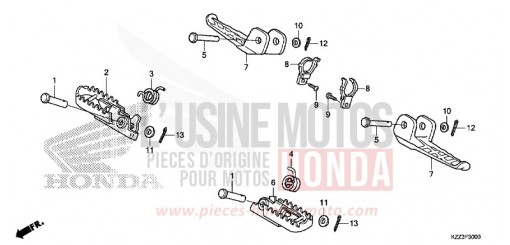 STEP CRF250LF de 2015