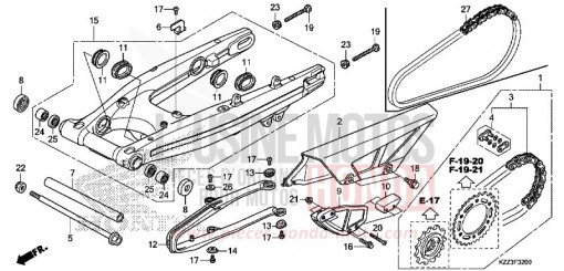 SWINGARM CRF250LF de 2015