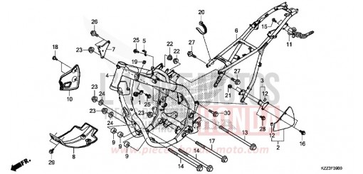 TELAIO CRF250LF di 2015