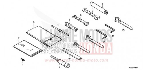 TOOLS CRF250LF de 2015