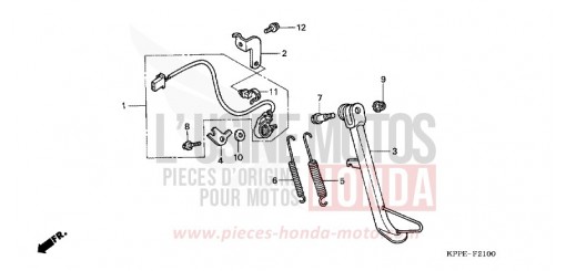 STAND CBR125RS6 de 2006