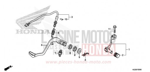 PEDAL CRF250LAH de 2017