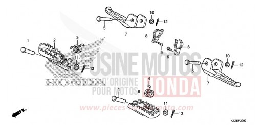 STEP CRF250LAH de 2017