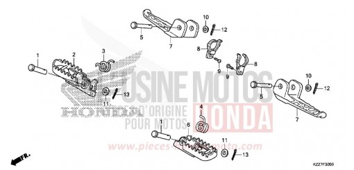 STEP CRF250LAK de 2019