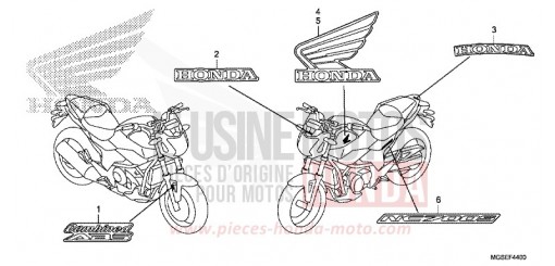 MARCA/STRISCIA NC700SDD di 2013