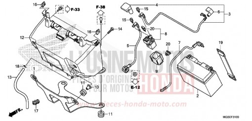 BATTERY NC700SAD de 2013