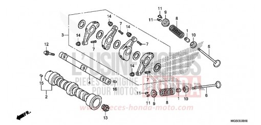 CAMSHAFT/VALVE NC700SAD de 2013