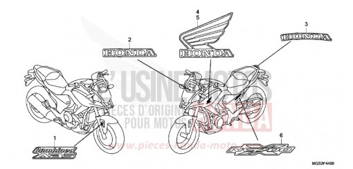 MARCA/STRISCIA NC700XDD di 2013