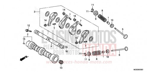 CAMSHAFT/VALVE NC700XDD de 2013